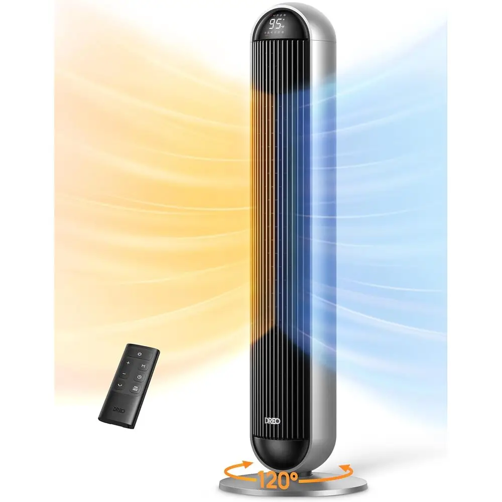 Tower an and Heater Combo, 29.2t/s Standing ans or Bedroom, 17 Levels, 6 es, 120° Oscillation, 42 Inch, 12H Timer, 25dB Quiet, w
Tower an and Heater Combo, 29.2t/s Standing ans or Bedroom, 17 Levels, 6 es, 120° Oscillation, 42 Inch, 12H Timer, 25dB Quiet, w