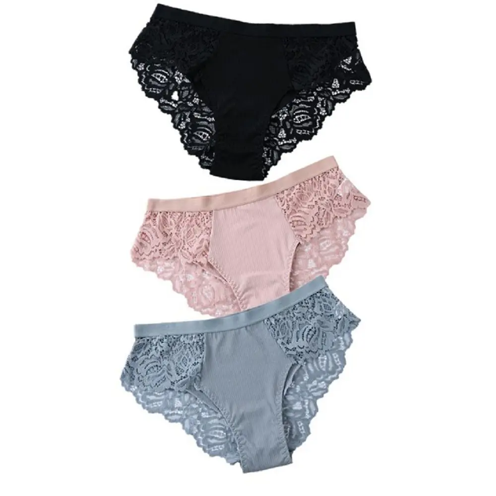 3pcs/Set Low-rise Lace Panties for Women Comfortable Soft Breathable Elastic Underwears Women's Sexy Fashionable Briefs
3pcs/Set Low-rise Lace Panties for Women Comfortable Soft Breathable Elastic Underwears Women's Sexy Fashionable Briefs