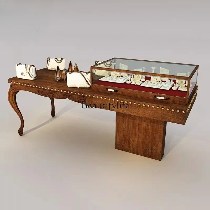 yj9 Glass Table Display Cabinet Jewelry Store Clothing Nakajima Exhibition Hall Sample Cabinet
yj9 Glass Table Display Cabinet Jewelry Store Clothing Nakajima Exhibition Hall Sample Cabinet