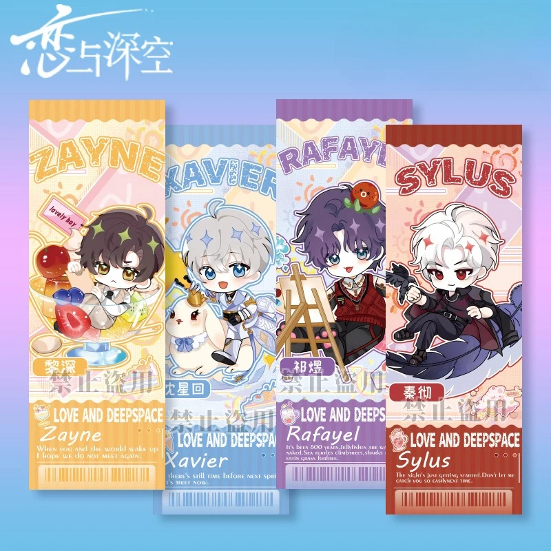 7X20CM Love and Deepspace Rafayel Xavier Zayne Popular Anime 2D Peripheral Bookmarks and Laser Tickets Comic Exhibition Gifts
7X20CM Love and Deepspace Rafayel Xavier Zayne Popular Anime 2D Peripheral Bookmarks and Laser Tickets Comic Exhibition Gifts