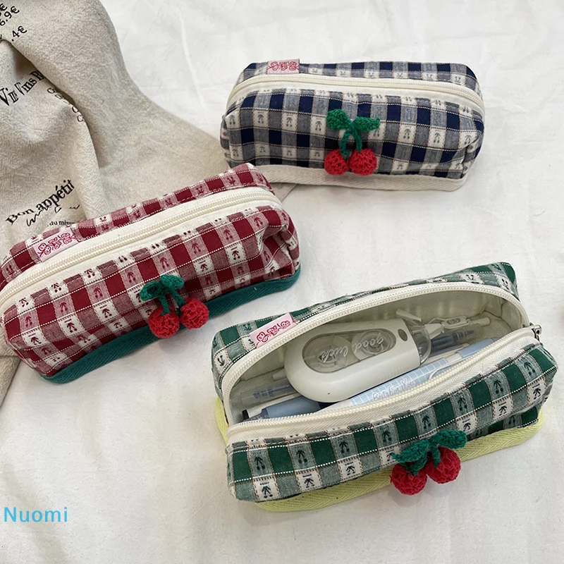 【B】Cherry Lattice Cosmetic Bag Pen Bag Menstrual Bag Makeup Bag Travel Clutch Bag Sundry Storage Bag
【B】Cherry Lattice Cosmetic Bag Pen Bag Menstrual Bag Makeup Bag Travel Clutch Bag Sundry Storage Bag