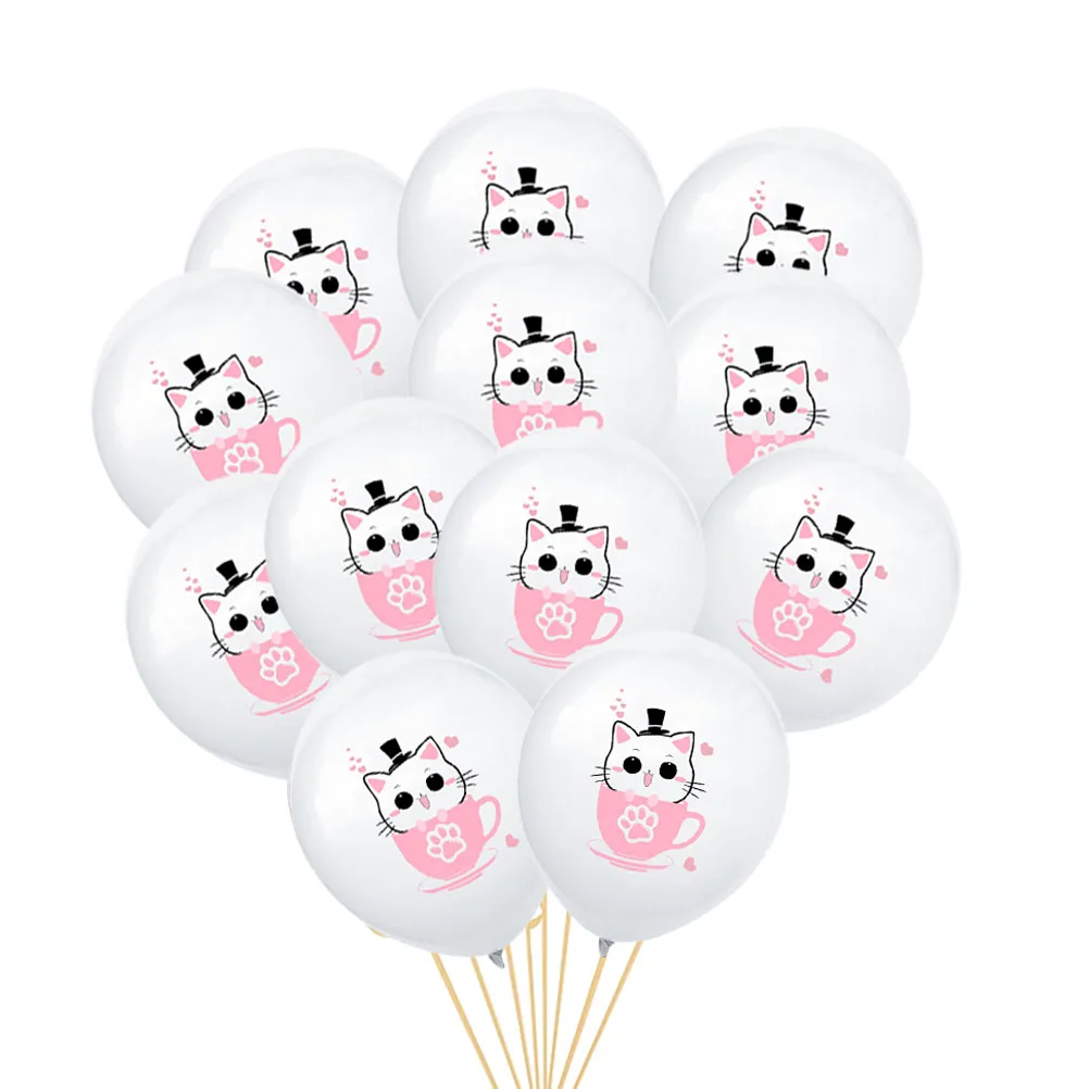 12 Pcs Cat Balloons Premium Latex Balloon Party Decoration Decor Kids Birthday Reusable Party Latex Balloons Festive
12 Pcs Cat Balloons Premium Latex Balloon Party Decoration Decor Kids Birthday Reusable Party Latex Balloons Festive