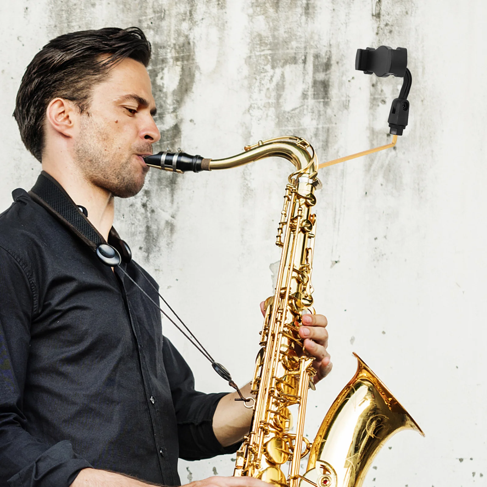 Universal Saxophone Phone Fixture for Digital Paper Sheets - Ergonomic Angle Adjustable Support for Long Sessions
Universal Saxophone Phone Fixture for Digital Paper Sheets - Ergonomic Angle Adjustable Support for Long Sessions