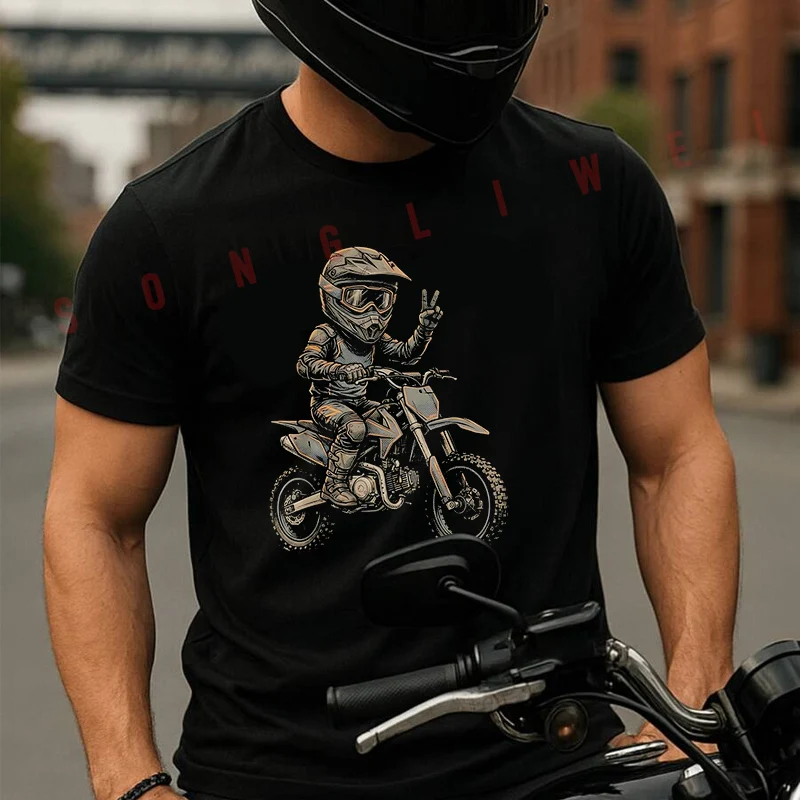 Motocross Rider Print Men's T-shirt Summer Cotton Short Sleeved Casual TShirt O-Neck Unisex Tops
Motocross Rider Print Men's T-shirt Summer Cotton Short Sleeved Casual TShirt O-Neck Unisex Tops