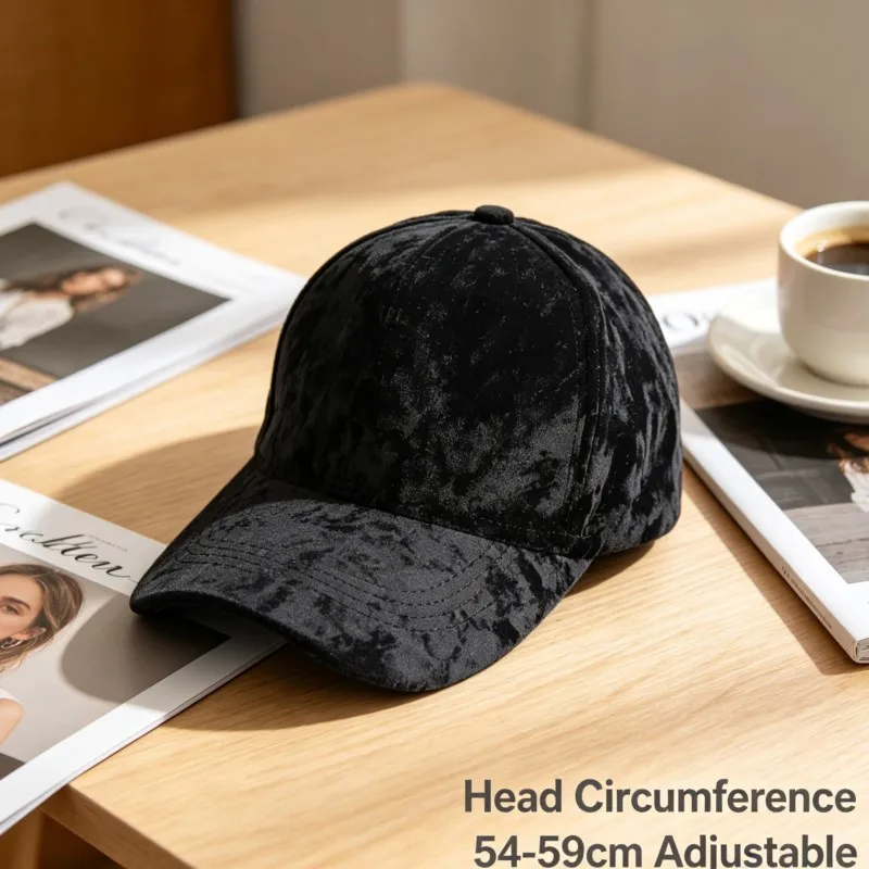 Versatile Couple Velvet Hat 56-59cm Adjustable Head Size Korean Stylish Thick Warm Texture Women Winter Daily Baseball Cap
Versatile Couple Velvet Hat 56-59cm Adjustable Head Size Korean Stylish Thick Warm Texture Women Winter Daily Baseball Cap
