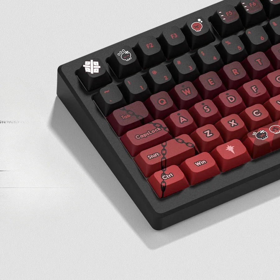 Original height pbt five-sided sublimation customized personalized keycap 131 small full set
Original height pbt five-sided sublimation customized personalized keycap 131 small full set