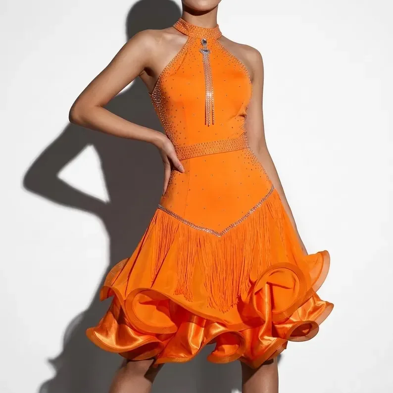 Latin Dance Costume Girls Dress Clothes For Stage American Outfit Women Samba Cabaret Suit Dancewear Formal Ballroom Short Skirt
Latin Dance Costume Girls Dress Clothes For Stage American Outfit Women Samba Cabaret Suit Dancewear Formal Ballroom Short Skirt