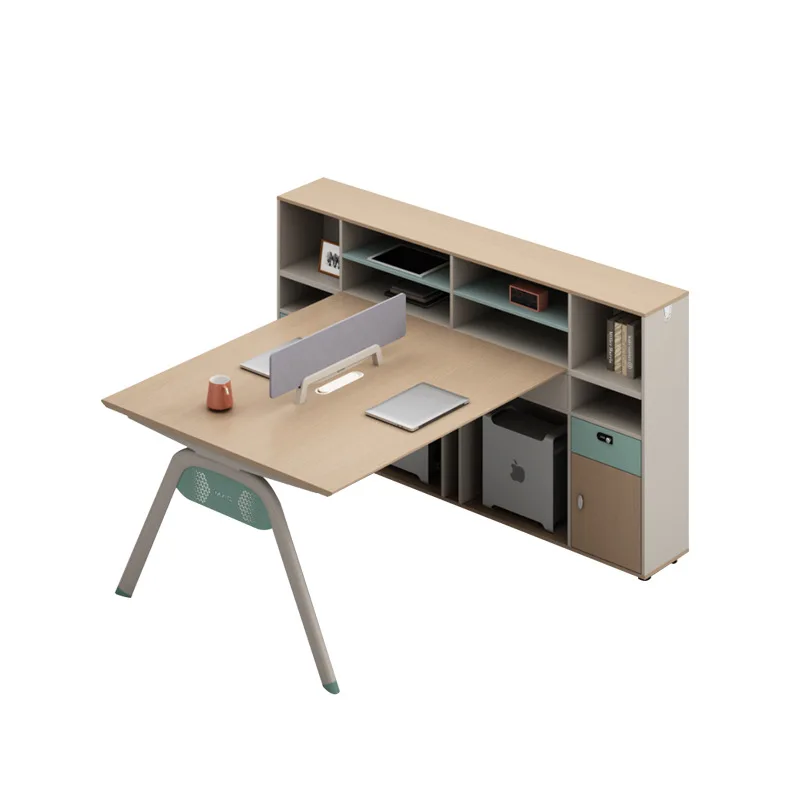 Office desk and chair combination simple staff space steel frame card computer with cabinet modern
Office desk and chair combination simple staff space steel frame card computer with cabinet modern