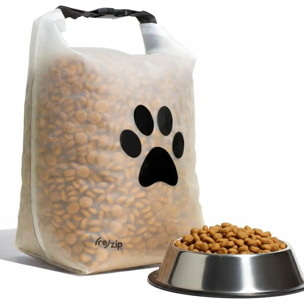 Large Roll Top Pet Food Storage Bag 40-Cup, BPA-free, Food-Grade, Pet-Safe, Resealable for Camping, Long Term Boarding, Travel &
Large Roll Top Pet Food Storage Bag 40-Cup, BPA-free, Food-Grade, Pet-Safe, Resealable for Camping, Long Term Boarding, Travel &