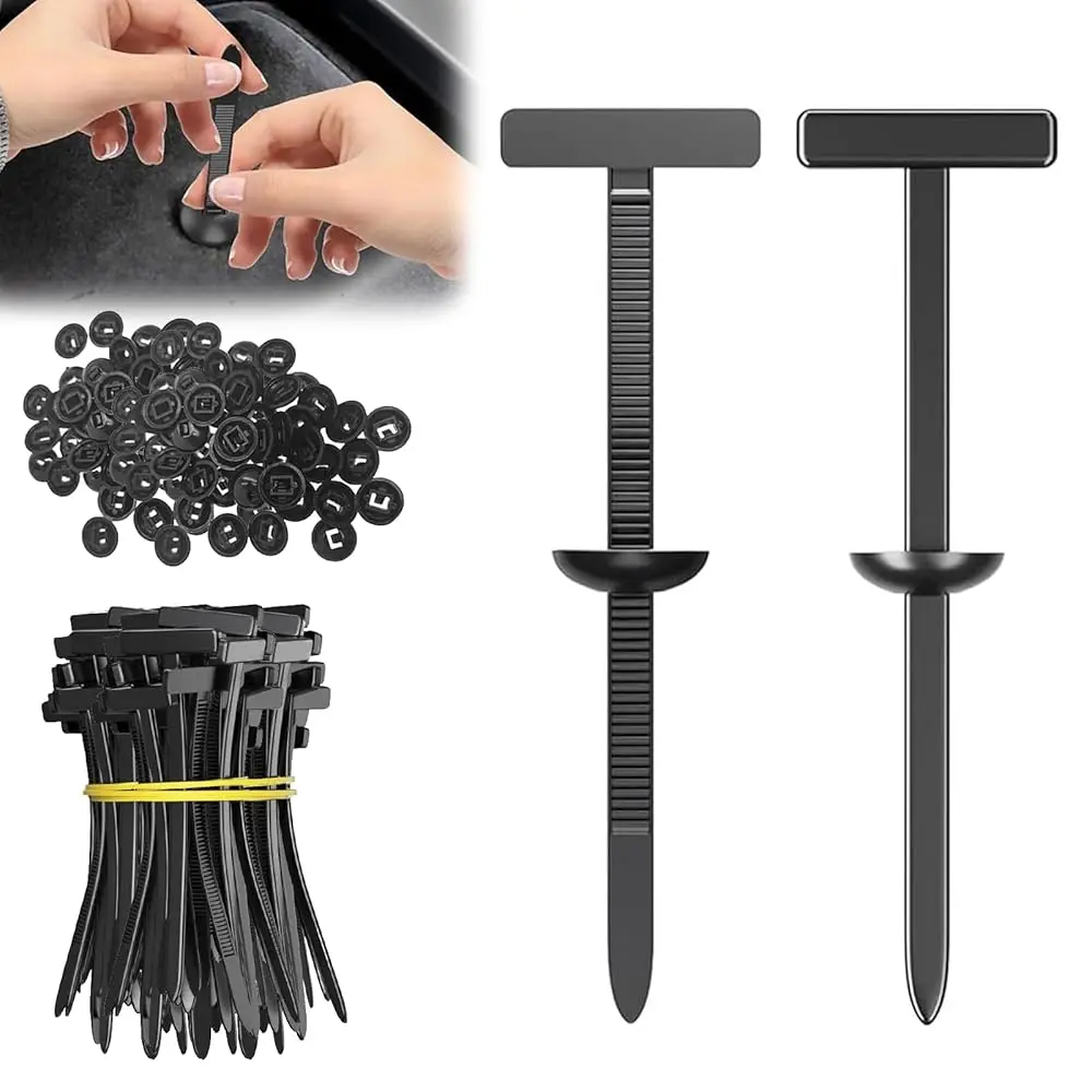FixBind Snap-Fit Nylon Fastening Clip for Car Repairs, Nylon Cable Tie Buckle, Heavy Duty Self-Locking Zip Ties with Button &
FixBind Snap-Fit Nylon Fastening Clip for Car Repairs, Nylon Cable Tie Buckle, Heavy Duty Self-Locking Zip Ties with Button &