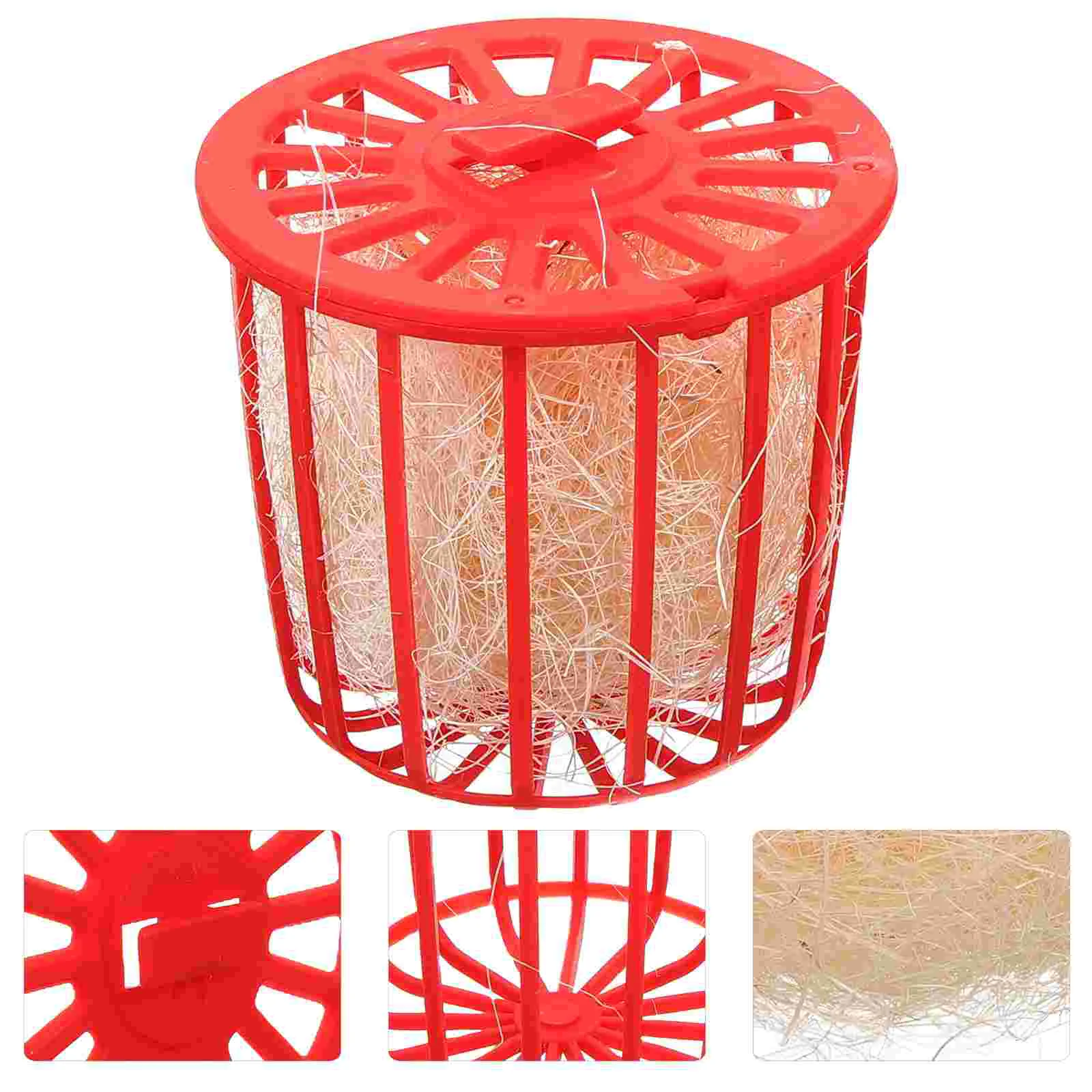2 Pcs Bird Breeding Nest Bowl Bird's Toy Cage Parrot Hideaway Shelter Long Tail Red Silk
2 Pcs Bird Breeding Nest Bowl Bird's Toy Cage Parrot Hideaway Shelter Long Tail Red Silk
