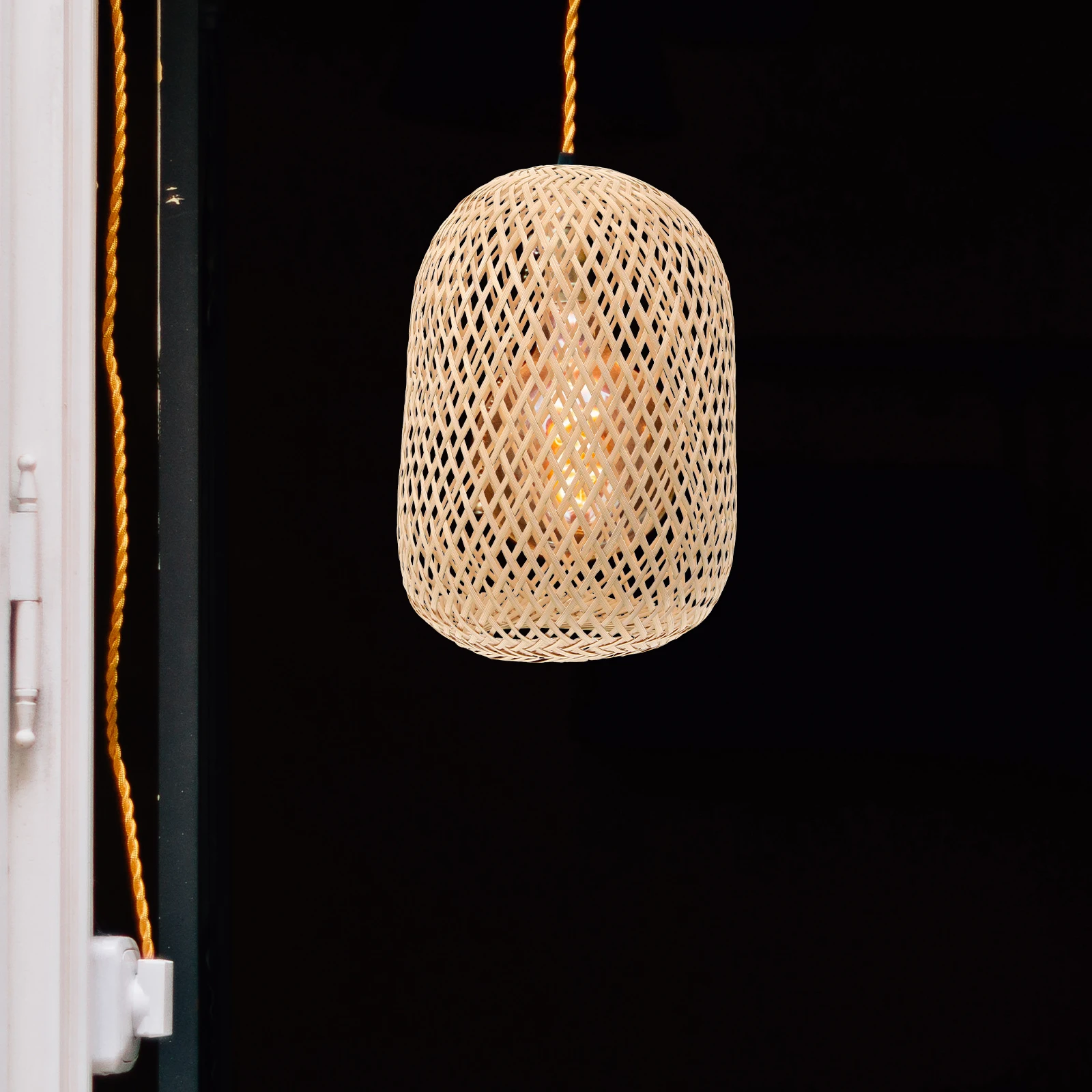Bamboo Lamp Shade 25x20 Retro Woven Cover for Pendant Light Handmade Japanese Style Decorative Shade Ceiling
Bamboo Lamp Shade 25x20 Retro Woven Cover for Pendant Light Handmade Japanese Style Decorative Shade Ceiling