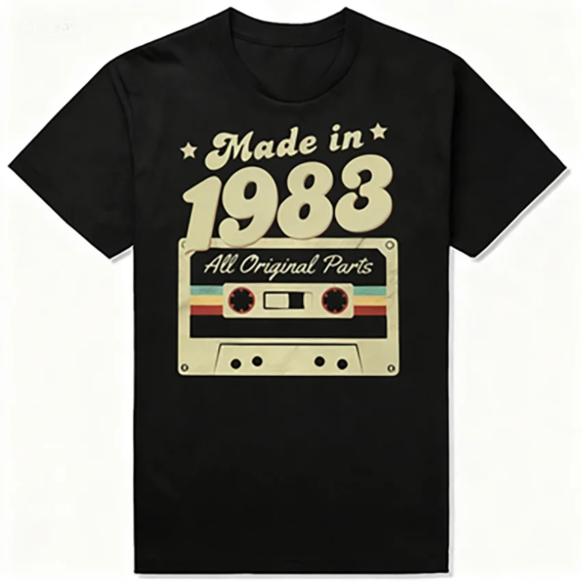 Vintage Made in 1983Edition Birthday Gift T-Shirt Women Retro Casual Short Sleeve
Vintage Made in 1983Edition Birthday Gift T-Shirt Women Retro Casual Short Sleeve