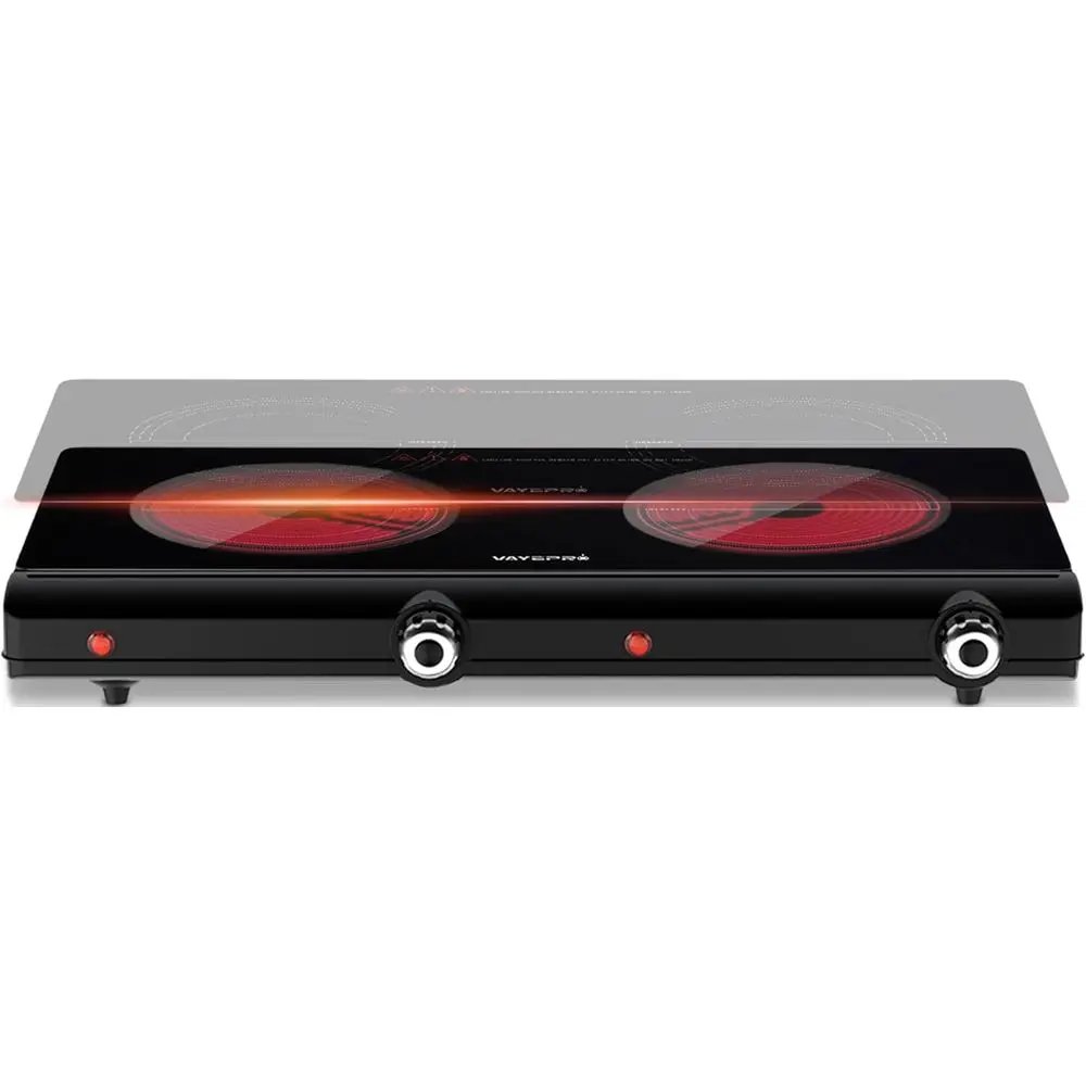1800W Portable Infrared Electric Cooktop - Fast Heating, Compatible with All Pots and Pans, Ideal for Countertop or Dorm Use
1800W Portable Infrared Electric Cooktop - Fast Heating, Compatible with All Pots and Pans, Ideal for Countertop or Dorm Use