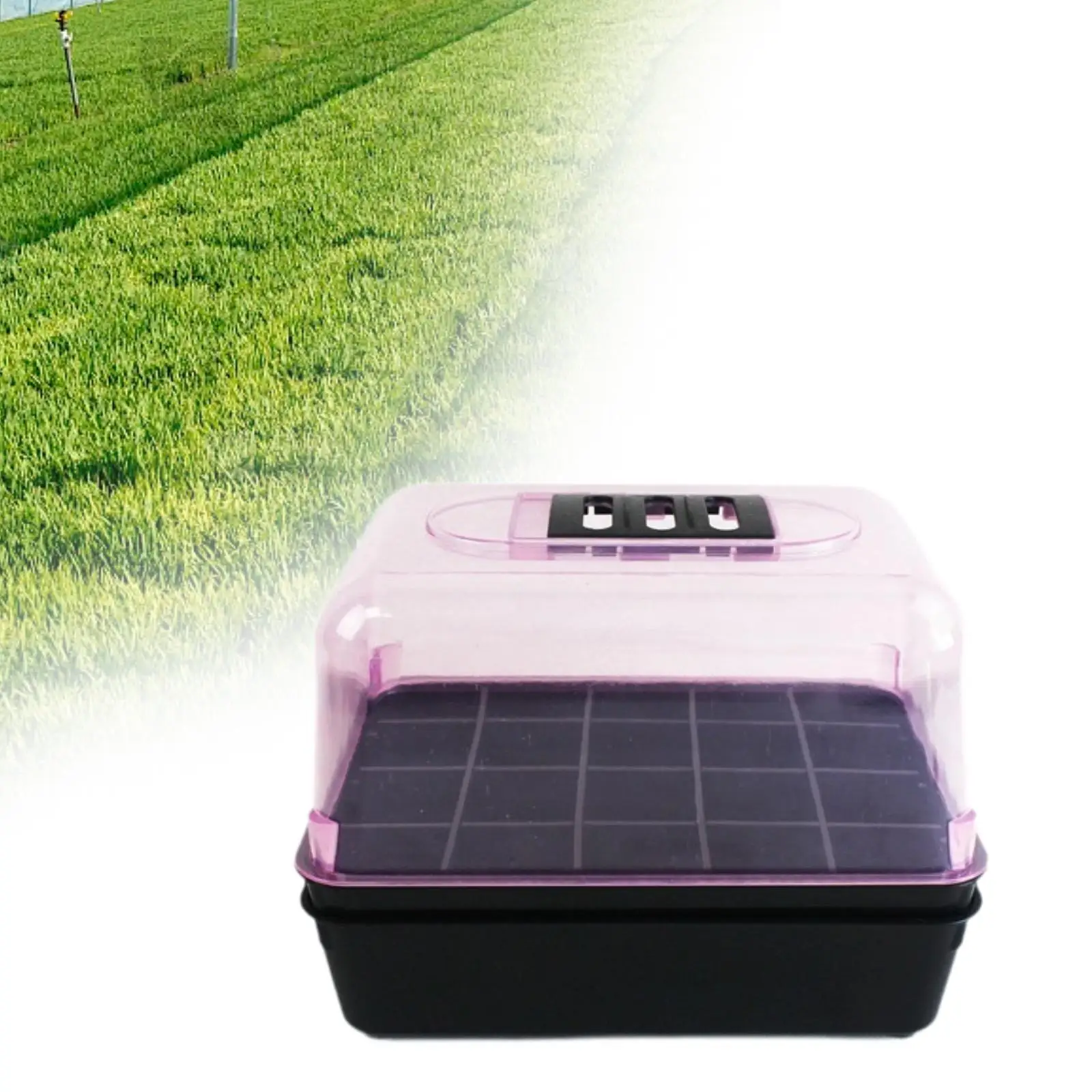 Seedling Starting Tray with 20 Cells 22x16x16cm for Planting Beginners Versatile Watertight Base with Lid Plant Growing Tray
Seedling Starting Tray with 20 Cells 22x16x16cm for Planting Beginners Versatile Watertight Base with Lid Plant Growing Tray