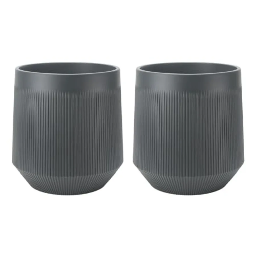 Plant Pots Set of 2 Plastic Large Pots for Indoor Plants, Flower Pots Outdoor Planters with Drainage Hole and Seamless Saucer,
Plant Pots Set of 2 Plastic Large Pots for Indoor Plants, Flower Pots Outdoor Planters with Drainage Hole and Seamless Saucer,