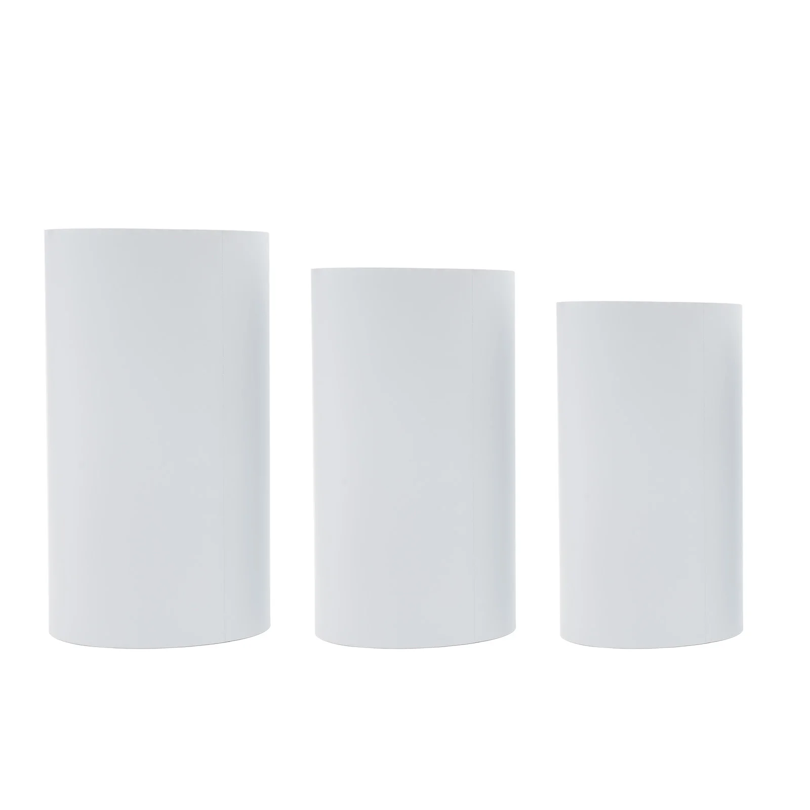 Set of 3 White Flower Vases for Centerpieces, Three-Piece Cylindrical Display Stand for Weddings, Birthday Parties, Christmas
Set of 3 White Flower Vases for Centerpieces, Three-Piece Cylindrical Display Stand for Weddings, Birthday Parties, Christmas