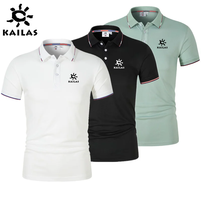 KAILAS Men's and women's Summer polo shirts Fashion, Golf, tennis, casual, British, breathable, pure cotton polo shirts
KAILAS Men's and women's Summer polo shirts Fashion, Golf, tennis, casual, British, breathable, pure cotton polo shirts