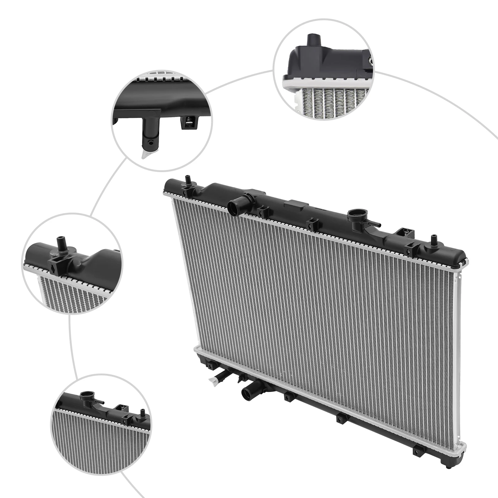AC Condenser, Aluminum Plastic High Heat Dissipation Condenser, Direct Replacement Automotive AC Condenser for 2022-2024 1.5L Sedan Models
AC Condenser, Aluminum Plastic High Heat Dissipation Condenser, Direct Replacement Automotive AC Condenser for 2022-2024 1.5L Sedan Models
