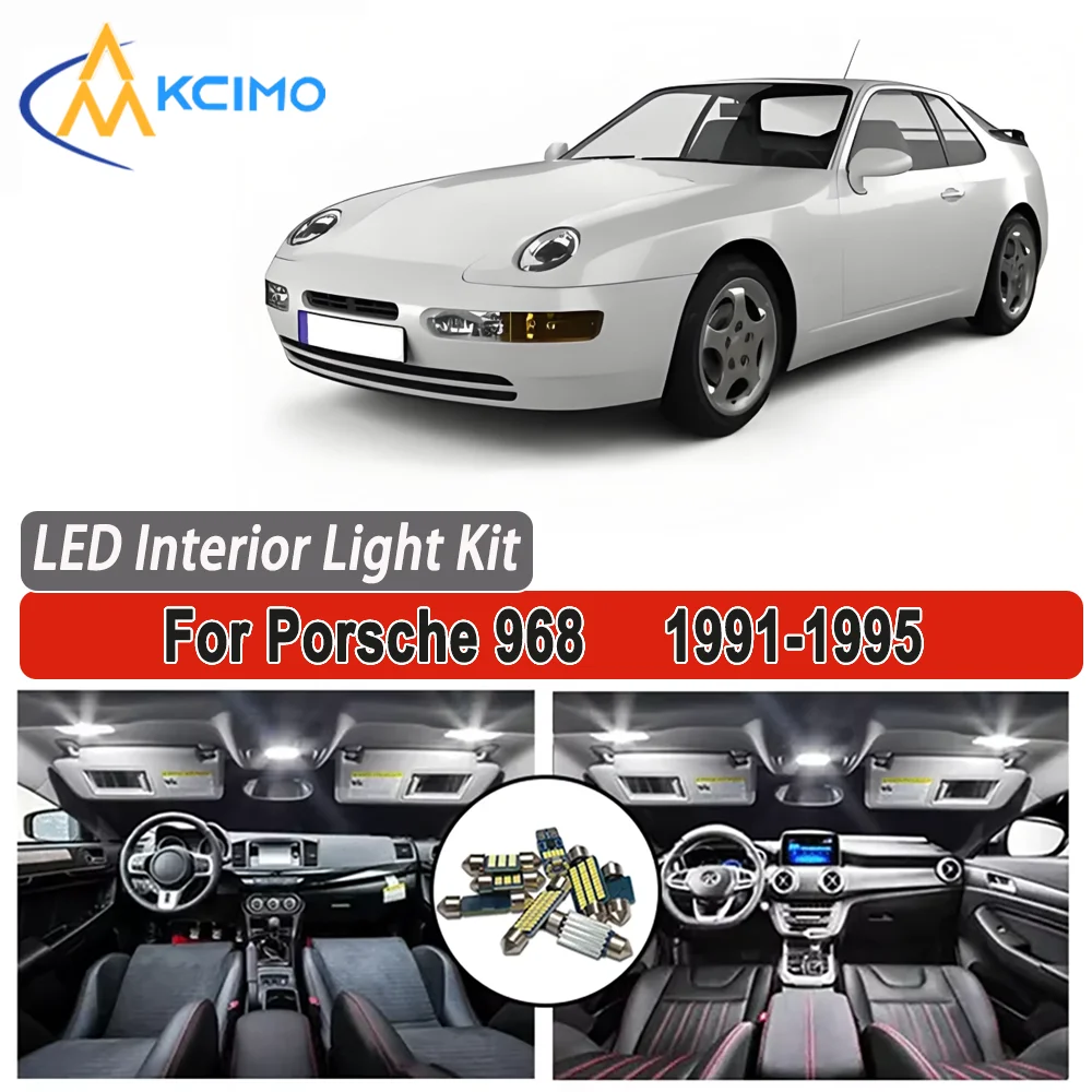 Kcimo For Porsche 968 1991 1992 1993 1994 1995 Premium Bright LED Interior Dome Map Trunk Light Kit Car Led Lamps Canbus Car LED
Kcimo For Porsche 968 1991 1992 1993 1994 1995 Premium Bright LED Interior Dome Map Trunk Light Kit Car Led Lamps Canbus Car LED