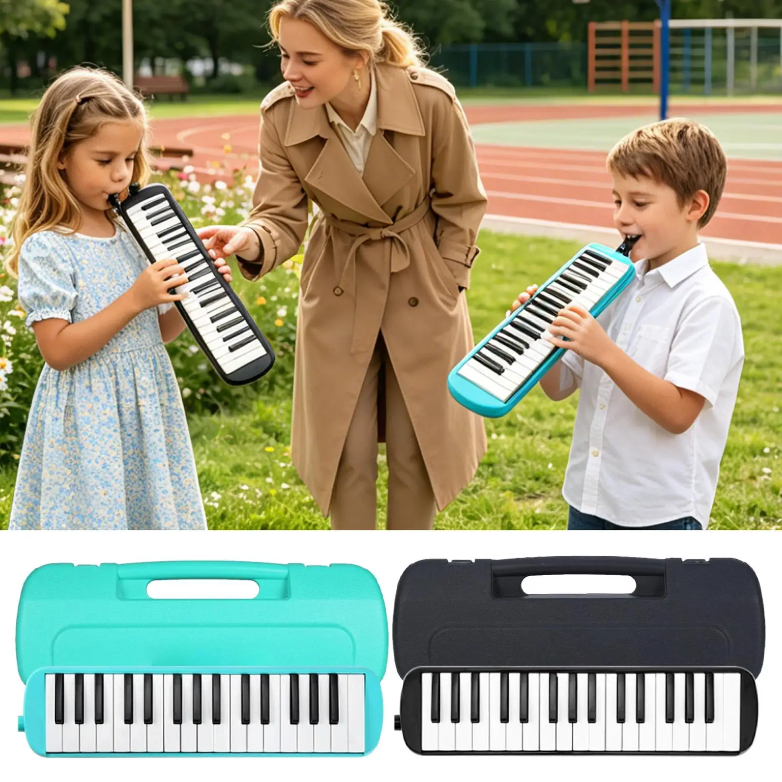 Melodica Instrument 32-Key Beginner Percussion Toys with Soft Long Tube Musical Instruments for Adults Teens Boys Men Education
Melodica Instrument 32-Key Beginner Percussion Toys with Soft Long Tube Musical Instruments for Adults Teens Boys Men Education