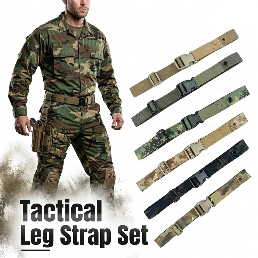 Tactical Thigh Strap for Drop Leg Platform Holster Quick Release Band Adjustable Elastic Leg Ribbon Combat Hunting Belt Adapter
Tactical Thigh Strap for Drop Leg Platform Holster Quick Release Band Adjustable Elastic Leg Ribbon Combat Hunting Belt Adapter