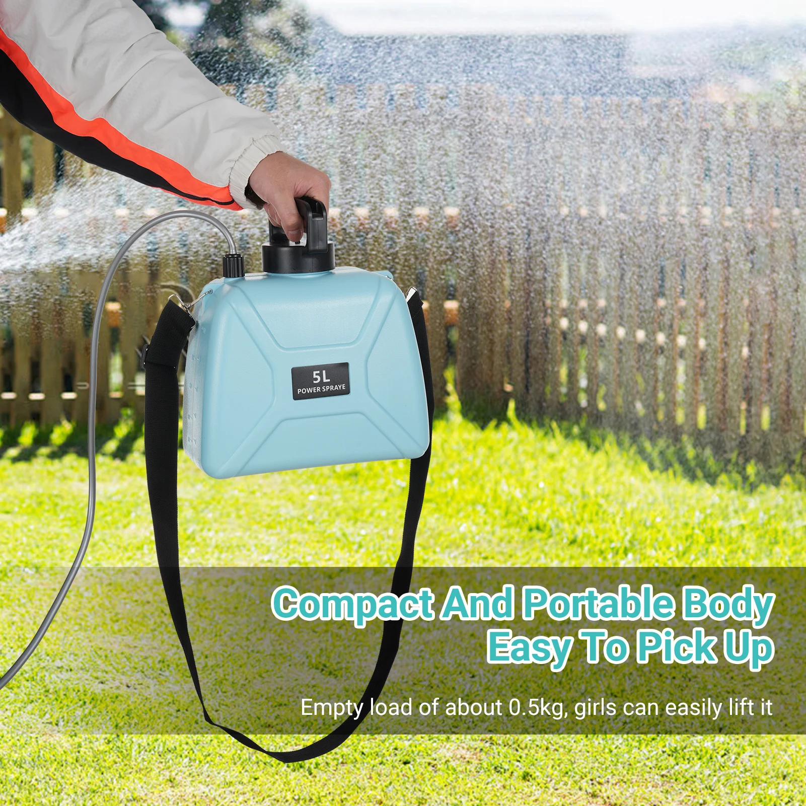 Electric Shoulder Sprayer 5L Water Can Rechargeable Electric Sprinkler with 3 Mist Nozzles Gardening Agriculture Watering Tool
Electric Shoulder Sprayer 5L Water Can Rechargeable Electric Sprinkler with 3 Mist Nozzles Gardening Agriculture Watering Tool