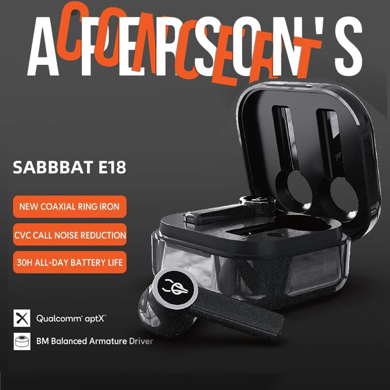 Sabbat E18 TWS Earbuds Bluetooth 5.2 Wireless Earphones IPX5 Waterproof Long Battery Headphone For IPhone Android
Sabbat E18 TWS Earbuds Bluetooth 5.2 Wireless Earphones IPX5 Waterproof Long Battery Headphone For IPhone Android