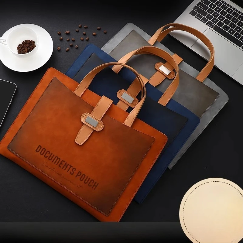 Многослойная вместительная сумка для документов, деловой портфель из искусственной кожи, ручная сумка для офисных файлов, повседневная сумка для ноутбука (1 шт.)
Многослойная вместительная сумка для документов, деловой портфель из искусственной кожи, ручная сумка для офисных файлов, повседневная сумка для ноутбука (1 шт.)