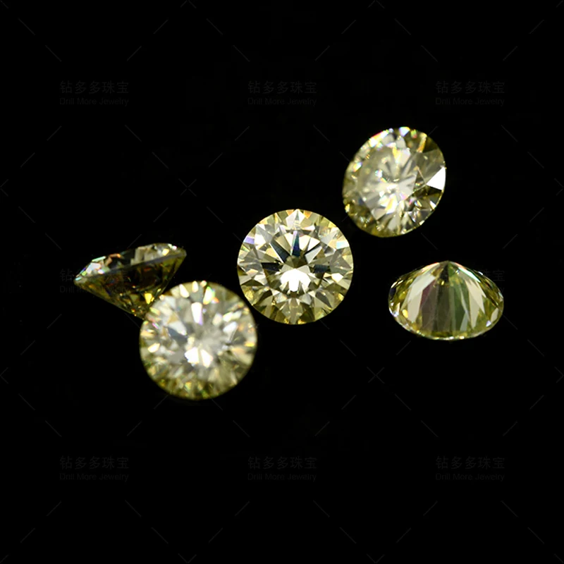 Yellow Round Cut Moissanite Loose Stone Lab Grown Gemstone Ring Pendant Custom with GRA Certificate
Yellow Round Cut Moissanite Loose Stone Lab Grown Gemstone Ring Pendant Custom with GRA Certificate