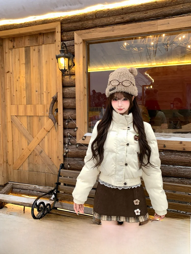 Warm Cotton Jaet ort Casual High Collar Women's Winter Coat Thiened Korean Sle Straight Tube Commute No Hoodie
Warm Cotton Jaet ort Casual High Collar Women's Winter Coat Thiened Korean Sle Straight Tube Commute No Hoodie