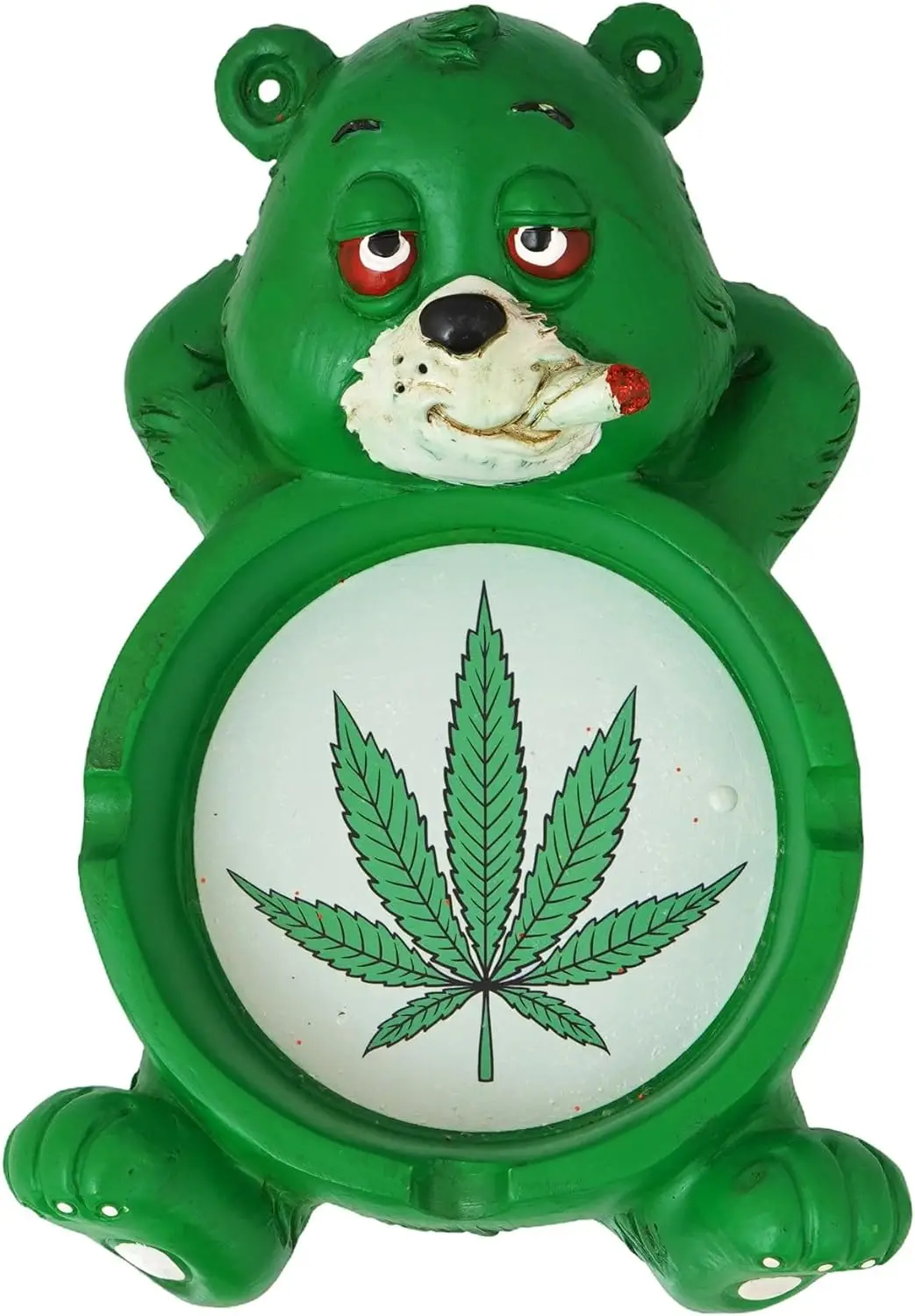 Polyresin Ashtray with Stoner Bear Design for Home Decor, 4x6 Inch
Polyresin Ashtray with Stoner Bear Design for Home Decor, 4x6 Inch