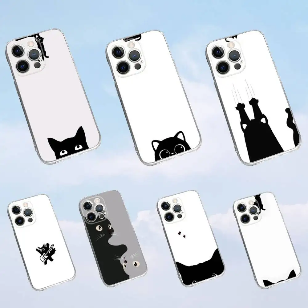 Cartoon Black Cat Explosion Phone Case For iPhone 16,15,14,13,12,11 Pro,Max,Plus,X,XS,XR,SE,Mini Transparent Silicone Soft
Cartoon Black Cat Explosion Phone Case For iPhone 16,15,14,13,12,11 Pro,Max,Plus,X,XS,XR,SE,Mini Transparent Silicone Soft