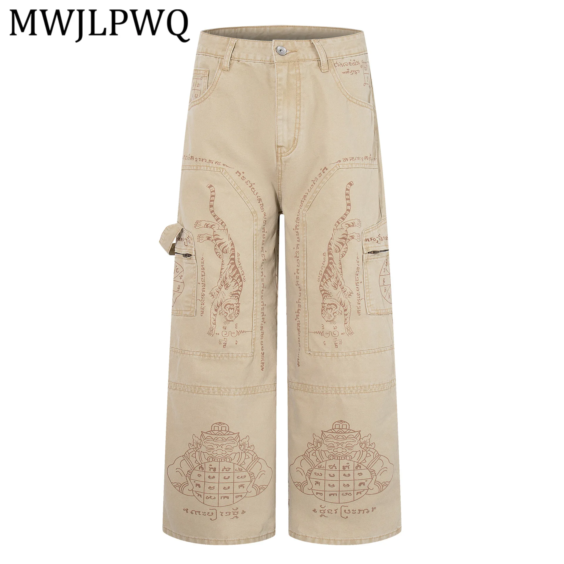 MWJLPWQ Spring Autumn New American Style Pants For Men High Street Unique Pattern Design Workwear Casual Unisex Trousers 15340
MWJLPWQ Spring Autumn New American Style Pants For Men High Street Unique Pattern Design Workwear Casual Unisex Trousers 15340
