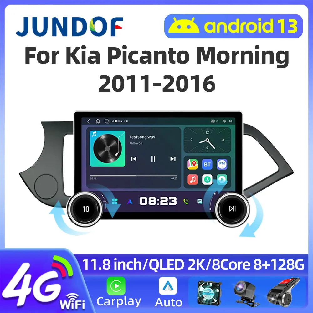 11.8" 2K 2din Android Carplay Car Radio Multimidia Video Player For KIA PICANTO Morning 2011 - 2016 Navigation GPS IPS Head Unit
11.8" 2K 2din Android Carplay Car Radio Multimidia Video Player For KIA PICANTO Morning 2011 - 2016 Navigation GPS IPS Head Unit