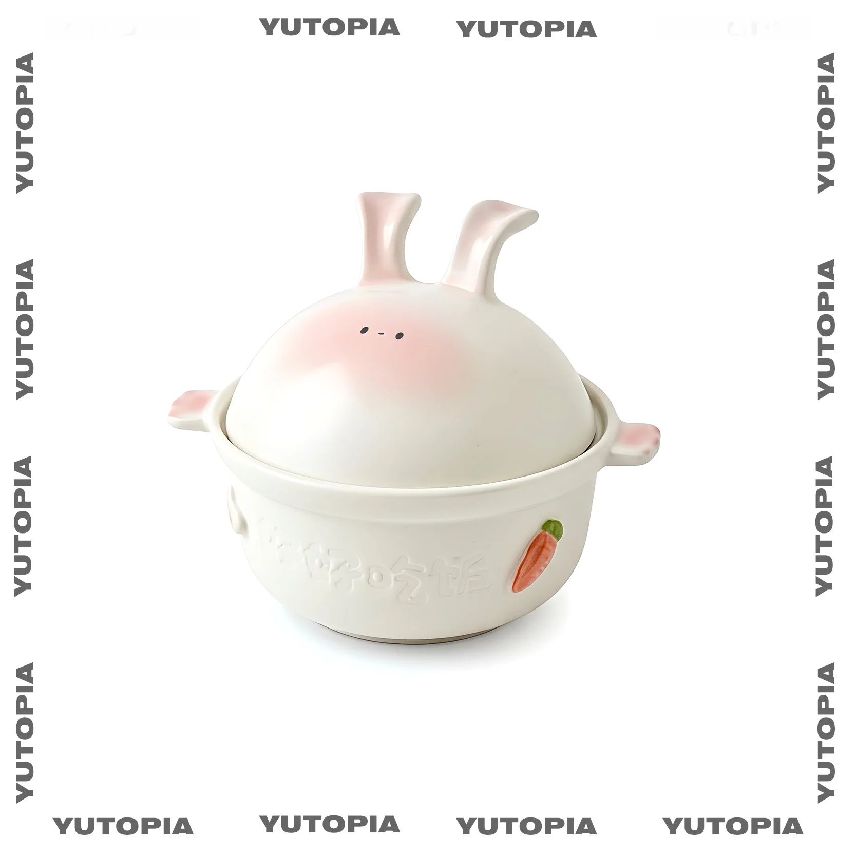 Yutopia Large Capacity Noodle Bowl with Lid Double Ear Anti-Scalding Rabbit Design Dormitory Home Use Breakfast Bowl Girls Gift
Yutopia Large Capacity Noodle Bowl with Lid Double Ear Anti-Scalding Rabbit Design Dormitory Home Use Breakfast Bowl Girls Gift