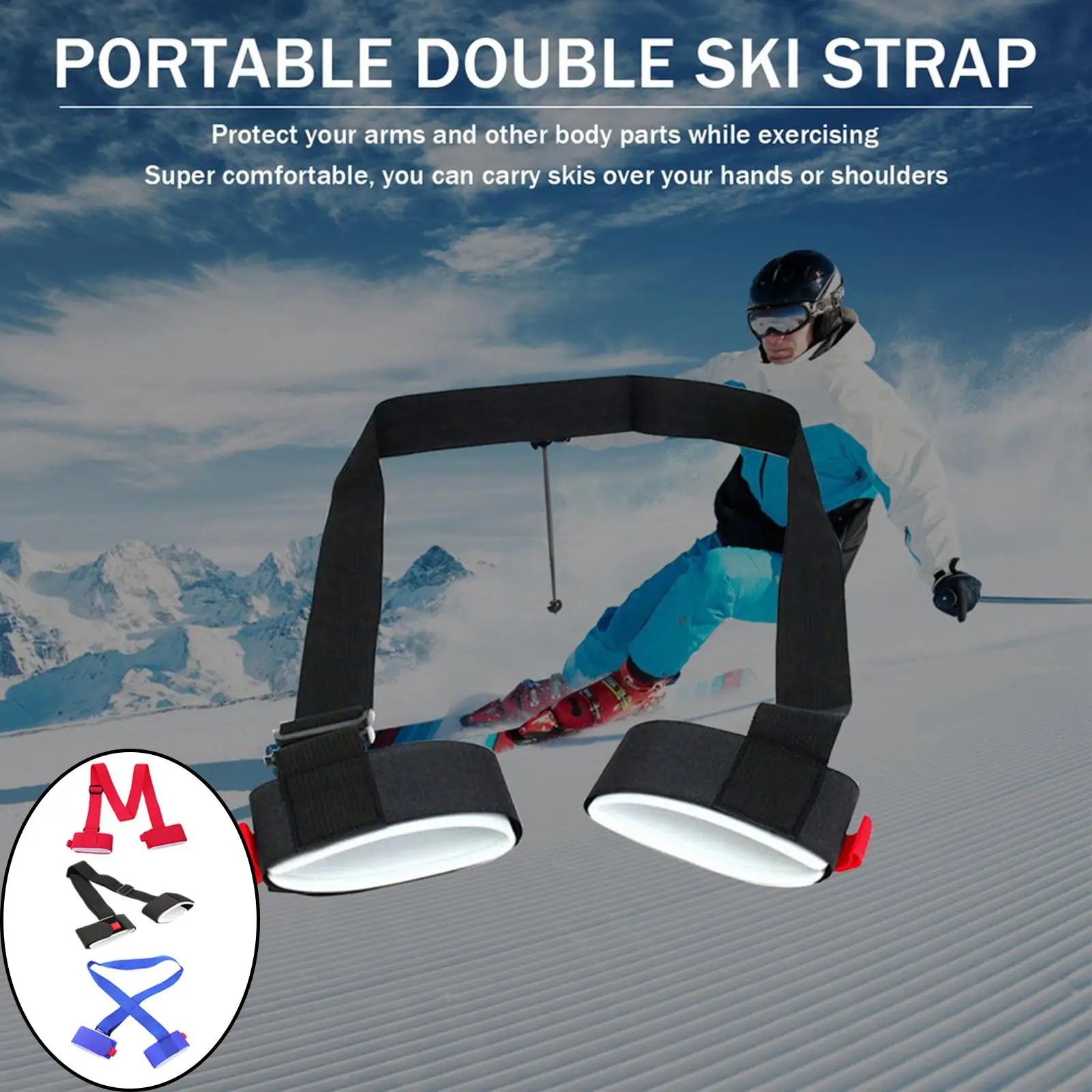 Ski Straps Boot Strap Cushioned Holder Skiing Accessory for Downhill Men
Ski Straps Boot Strap Cushioned Holder Skiing Accessory for Downhill Men