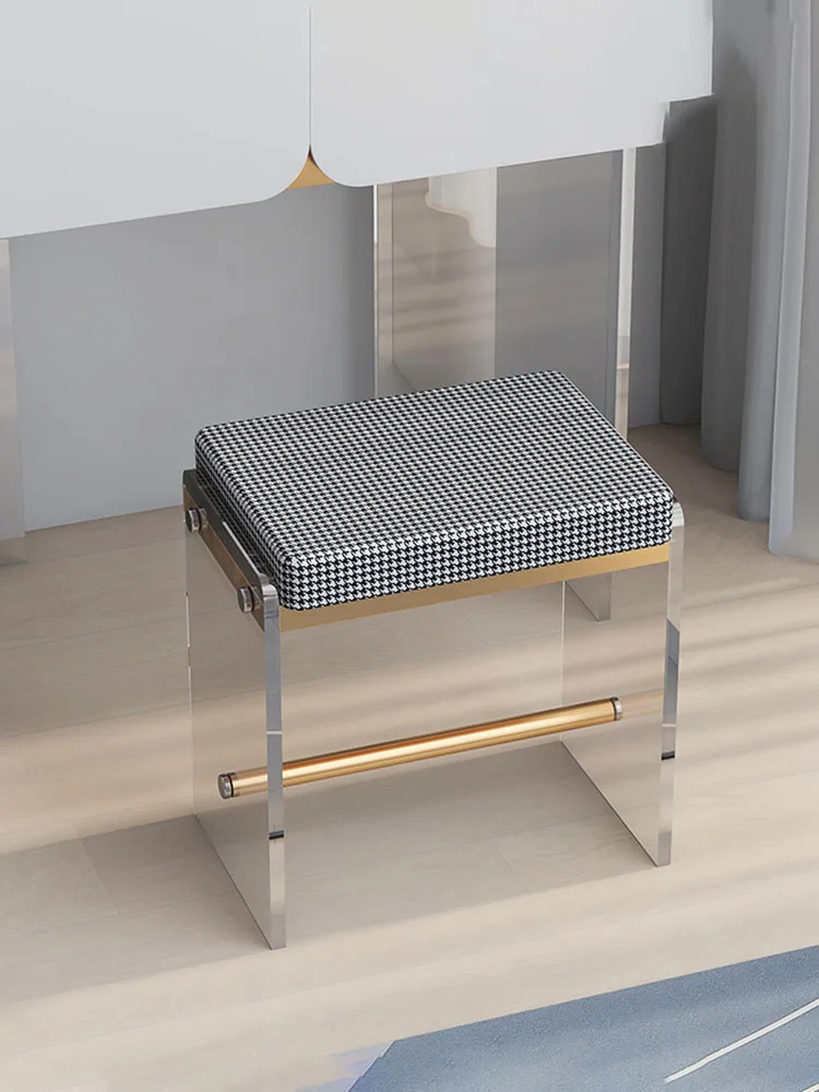 Nordic Coffee Stool Cashmere Dressing Stool LivingRoom Furniture Hallway Ottoman Shoe Changing Stool Acrylic Kitche Dining Stool
Nordic Coffee Stool Cashmere Dressing Stool LivingRoom Furniture Hallway Ottoman Shoe Changing Stool Acrylic Kitche Dining Stool