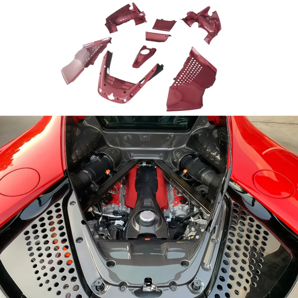 OEM Style Red Dry Carbon Fiber Engine Hood, Cabin Cover, Body Kit Upgrade for Ferrari SF90
OEM Style Red Dry Carbon Fiber Engine Hood, Cabin Cover, Body Kit Upgrade for Ferrari SF90