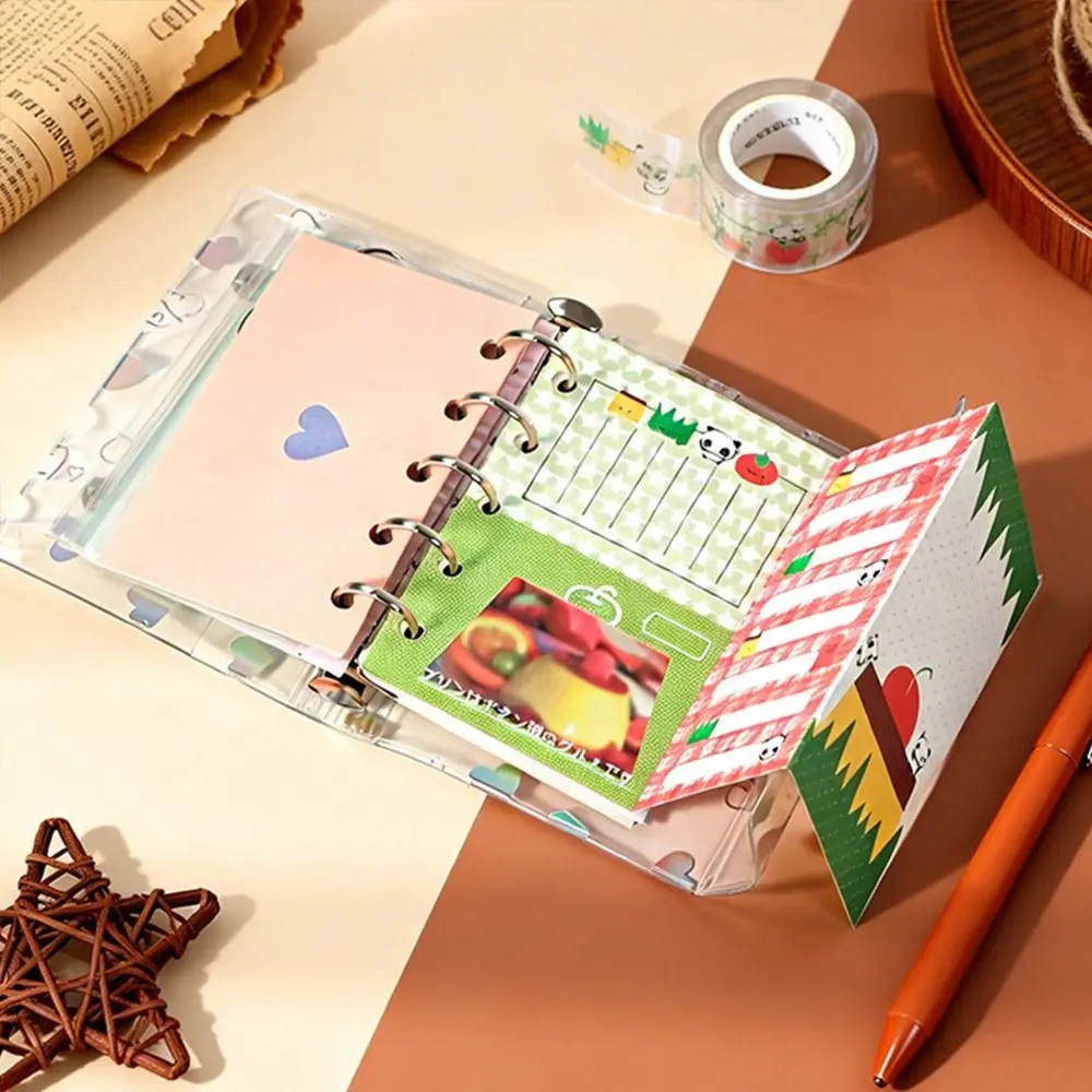 PVC Binder Cover A5/A6/A7/M5 Laser Heart Patterns Loose-Leaf Notebook Shell Refillable with Double Snap Closure Planner Cover
PVC Binder Cover A5/A6/A7/M5 Laser Heart Patterns Loose-Leaf Notebook Shell Refillable with Double Snap Closure Planner Cover