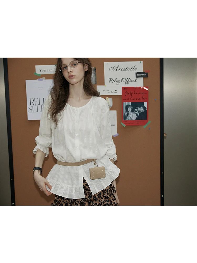 Women's Casual Striped Long Sve irt round Ne Pleated Cotton Breathable Moisture ng Comfortable Fit Office Wear
Women's Casual Striped Long Sve irt round Ne Pleated Cotton Breathable Moisture ng Comfortable Fit Office Wear