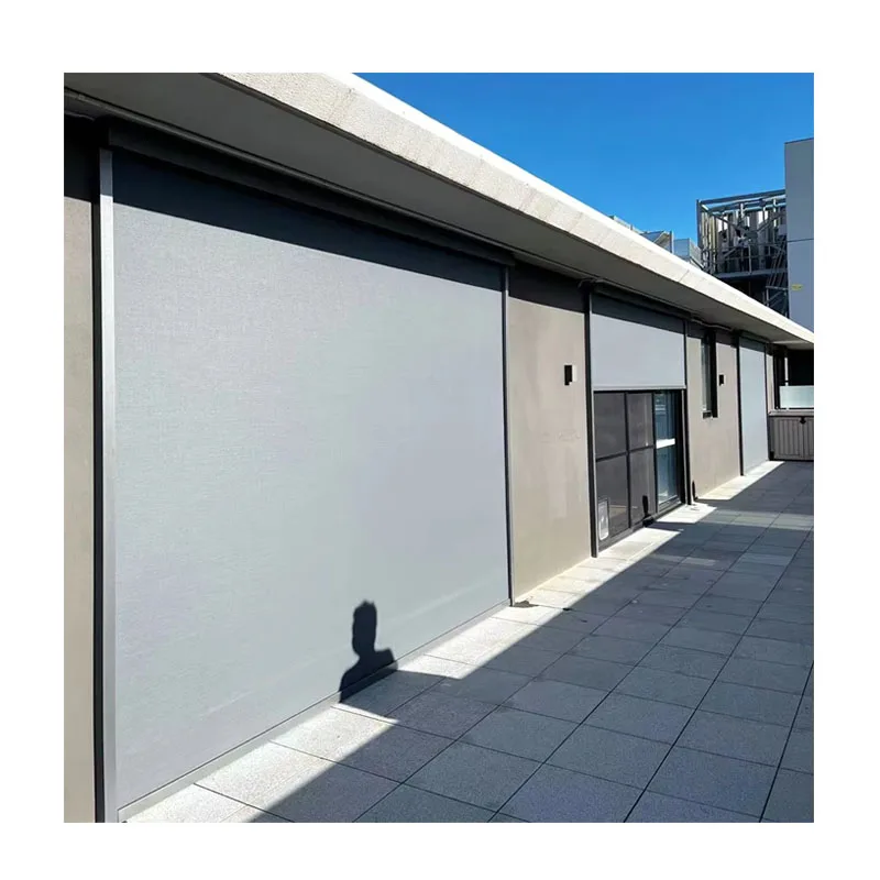 Custom Sizes 0.5m-6m Modern Zip Track Screen Motorized Outdoor Sun Shade Electric Installation Vertical Pattern Built-In Style
Custom Sizes 0.5m-6m Modern Zip Track Screen Motorized Outdoor Sun Shade Electric Installation Vertical Pattern Built-In Style