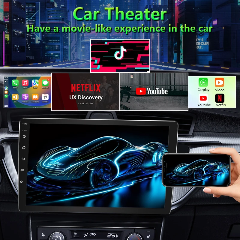 BOSSCAR 2Din Car Radio 7"9"10" HD Touchscreen Wireless BT GPS Universal Android Carplay Multimedia Video Player MP5 Autoradio
BOSSCAR 2Din Car Radio 7"9"10" HD Touchscreen Wireless BT GPS Universal Android Carplay Multimedia Video Player MP5 Autoradio