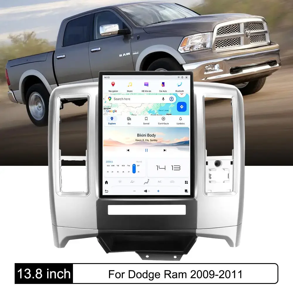 NaviHua New Upgrade 13.3 Inch Android Car Radio GPS Navigation Multimedia Carplay DVD Player Auto Stereo for Dodge Ram 2008-2011
NaviHua New Upgrade 13.3 Inch Android Car Radio GPS Navigation Multimedia Carplay DVD Player Auto Stereo for Dodge Ram 2008-2011