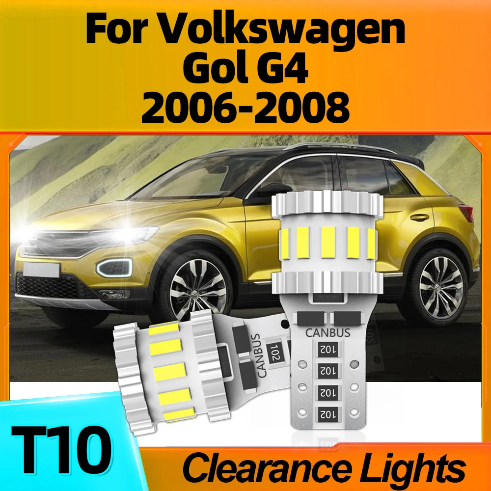 2Pcs T10 Auto Lamps Bulbs Car Led Clearance Lights W5W Plug-N-Play Super Bright 6000K For Volkswagen Gol G4 2006 2007 2008
2Pcs T10 Auto Lamps Bulbs Car Led Clearance Lights W5W Plug-N-Play Super Bright 6000K For Volkswagen Gol G4 2006 2007 2008