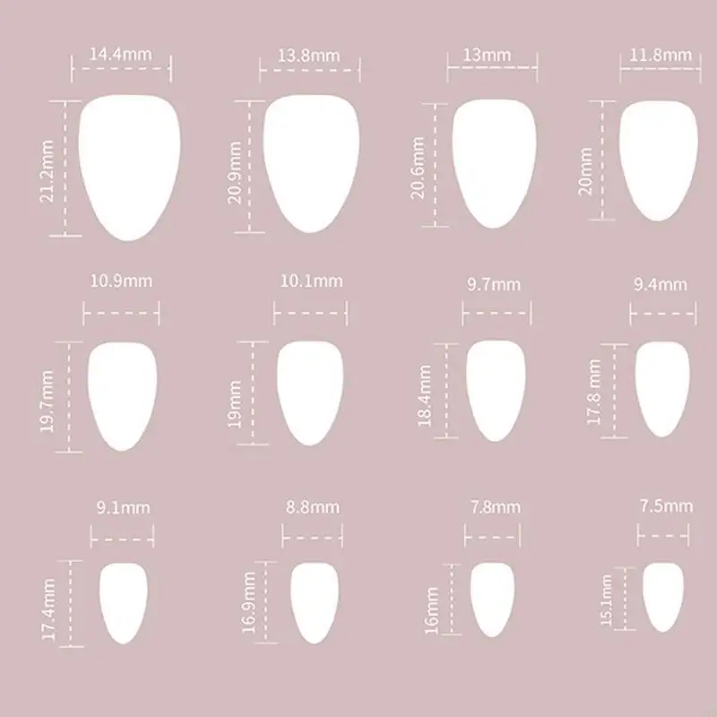 G99E 24 Pcs Glossy Press On Almond False Lovely White Flowers On French Tip Artificial
G99E 24 Pcs Glossy Press On Almond False Lovely White Flowers On French Tip Artificial