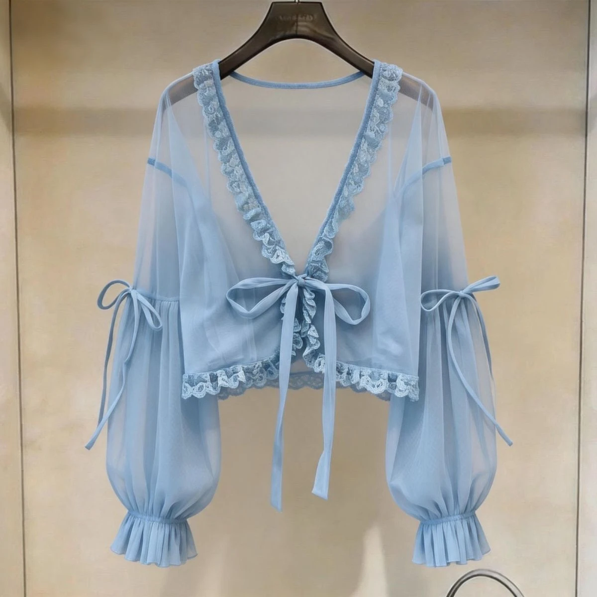 Summer New Gentle Style Women's Lace Knot Chiffon Open Cardigan Thin Sun Protection Versatile Outerwear Top
Summer New Gentle Style Women's Lace Knot Chiffon Open Cardigan Thin Sun Protection Versatile Outerwear Top