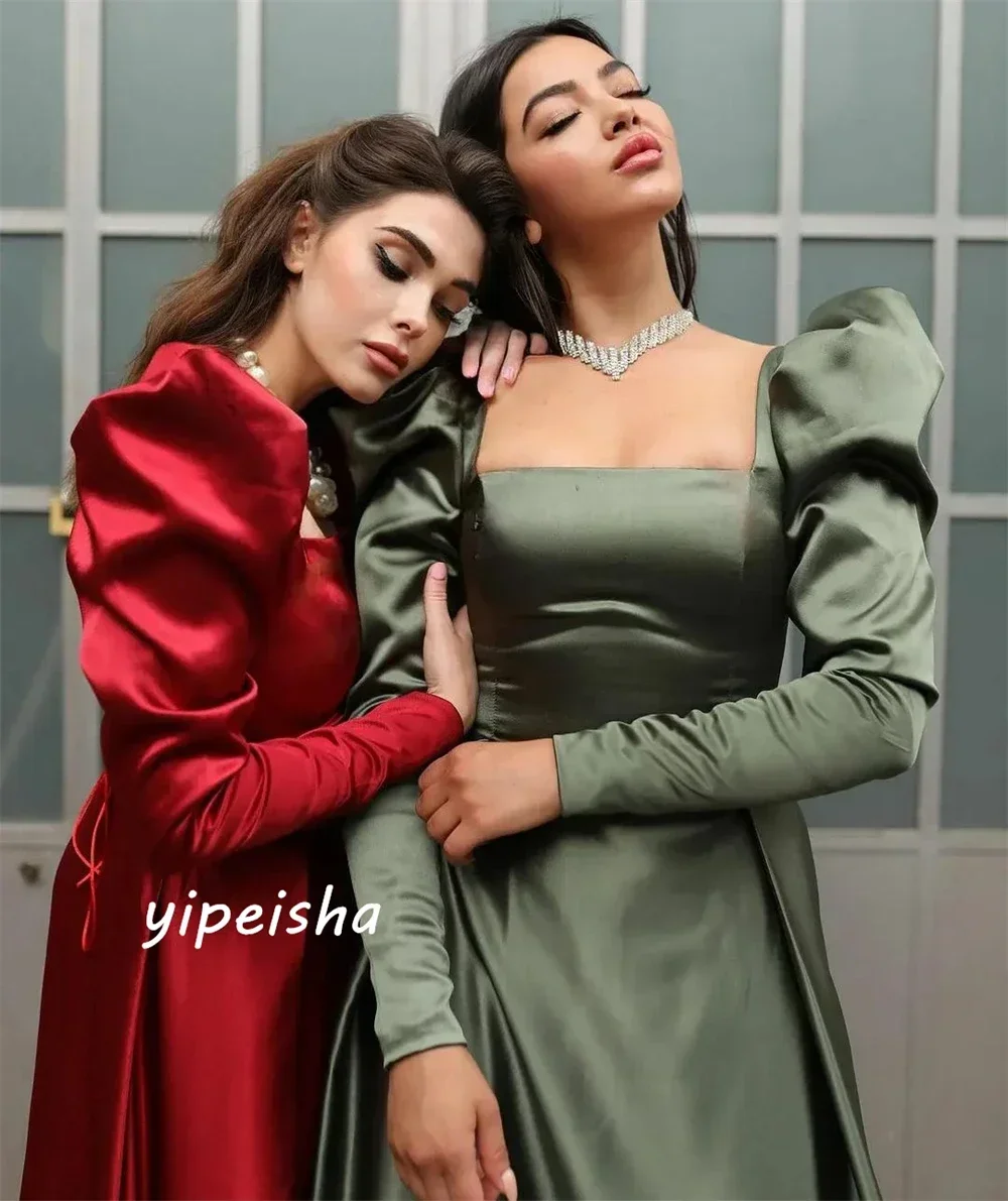 Simple Evening Dresses Sizes Available Square A-line Formal Ocassion Gown Floor Length Charmeuse Prom Party Dress Customized
Simple Evening Dresses Sizes Available Square A-line Formal Ocassion Gown Floor Length Charmeuse Prom Party Dress Customized