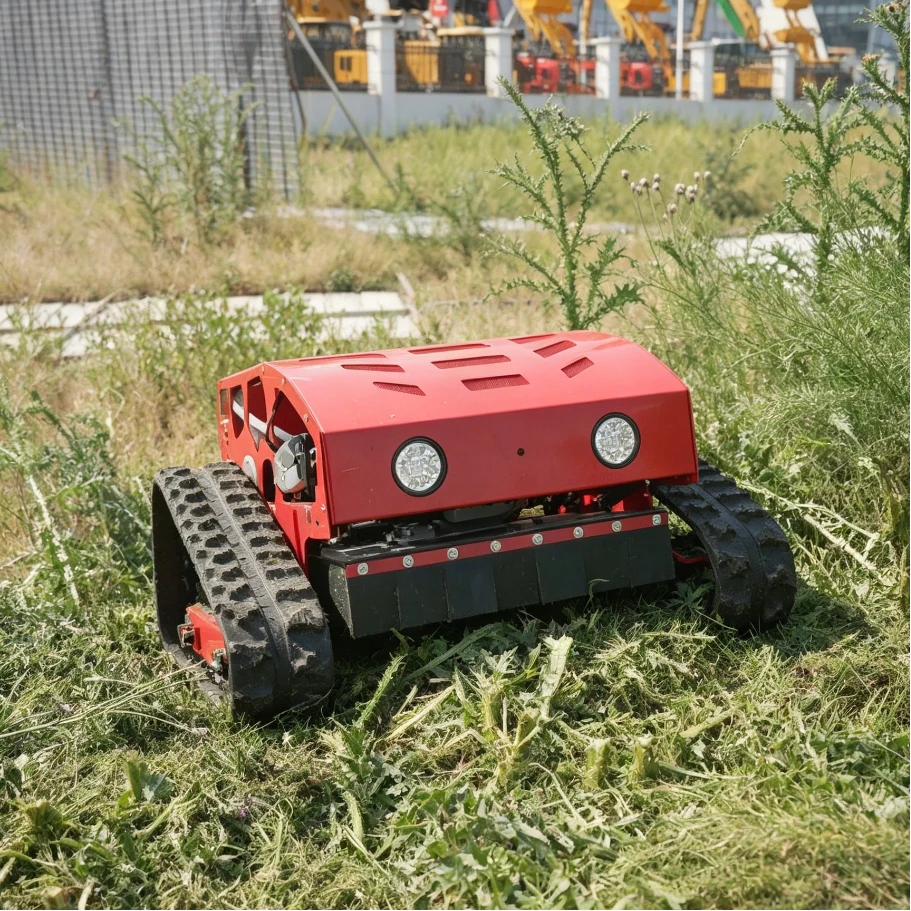 Remote Controlled Crawler Lawn Mower 45° Track Grass Cutter Multifunctional Weeder for Hillside Dam & Orchard Use
Remote Controlled Crawler Lawn Mower 45° Track Grass Cutter Multifunctional Weeder for Hillside Dam & Orchard Use