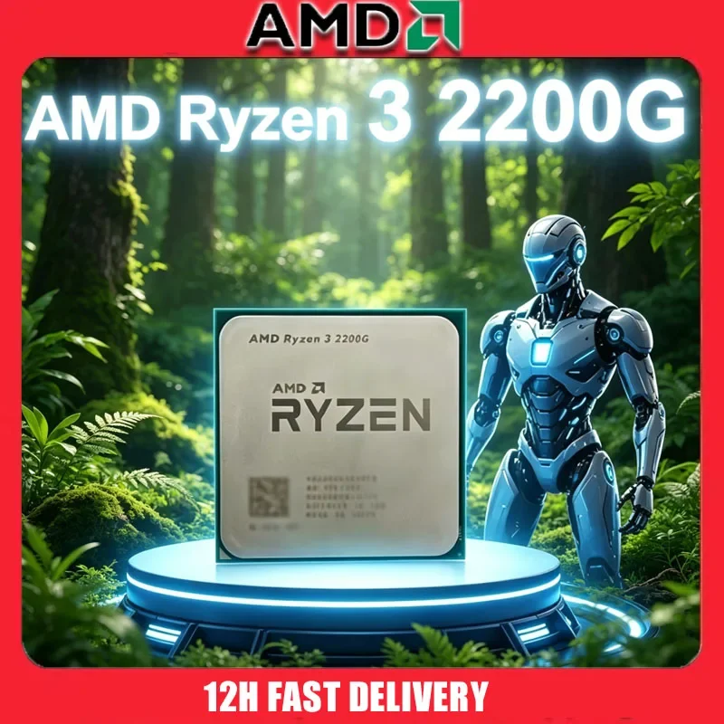 AMD Ryzen 3 2200G Used R3 2200G 3.5 GHz Zen 0.014 Quad-Core Quad-Thread CPU YD2200C5M4MFB Socket AM4 Without cooler
AMD Ryzen 3 2200G Used R3 2200G 3.5 GHz Zen 0.014 Quad-Core Quad-Thread CPU YD2200C5M4MFB Socket AM4 Without cooler